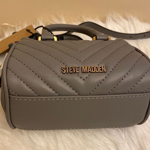 NWT Steve Madden Mini Crossbody - Grey - Picture 11 of 14
